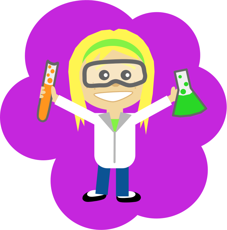 Science Girl Openclipart