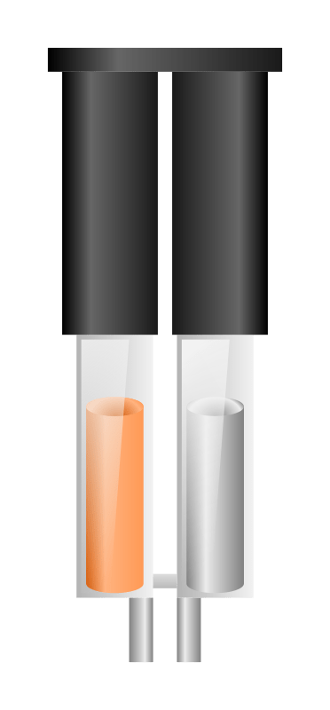 2 part epoxy tube - Openclipart