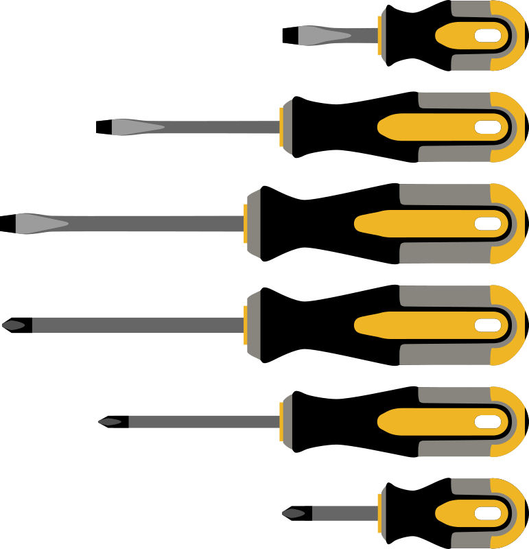 Different screwdrivers Openclipart