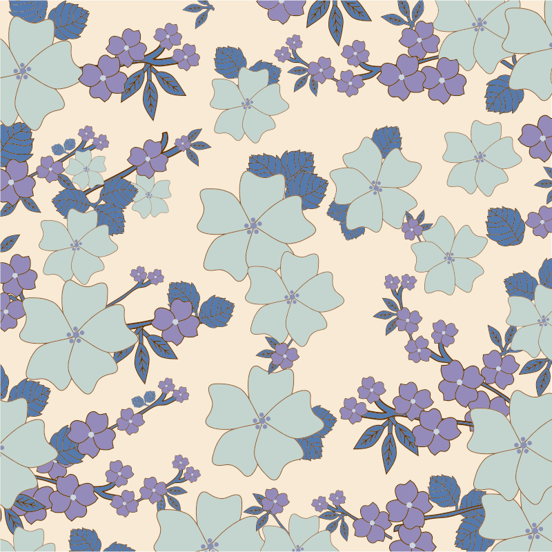 Vintage Floral Wallpaper Pattern 2 Openclipart