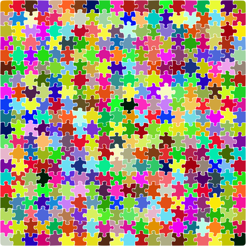 Jigsaw pattern Openclipart