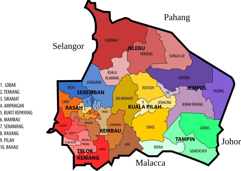 Negeri Sembilan State Legislative Assembly Constituencies
