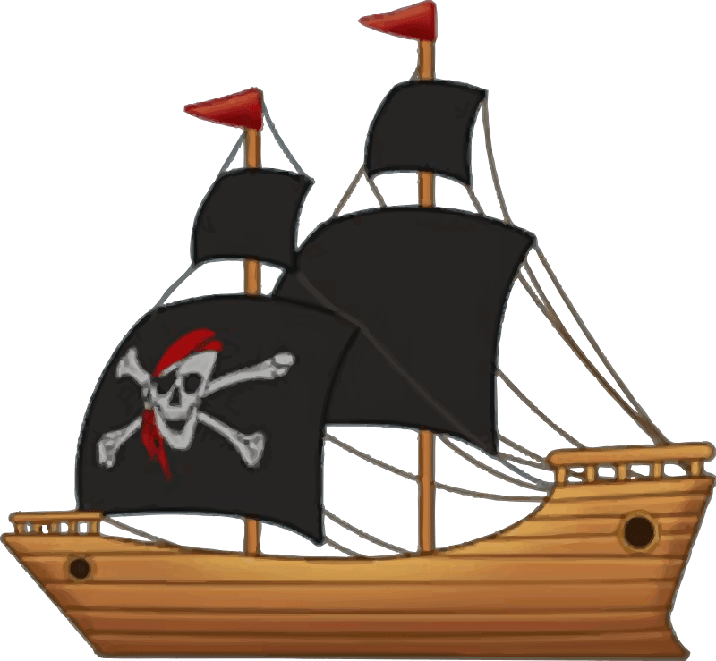 Pirate ship Openclipart