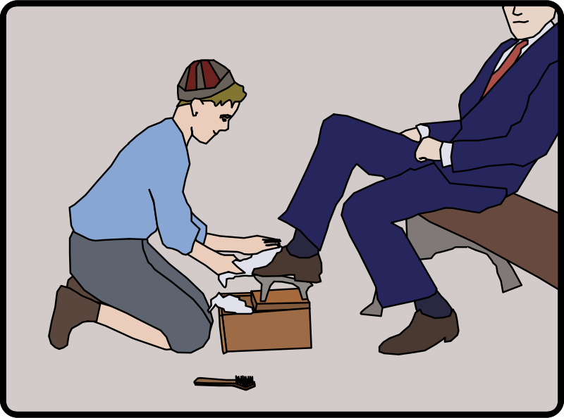 Shoe Shiner Openclipart