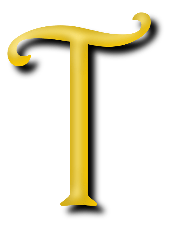 Alphabet 13, letter T Openclipart