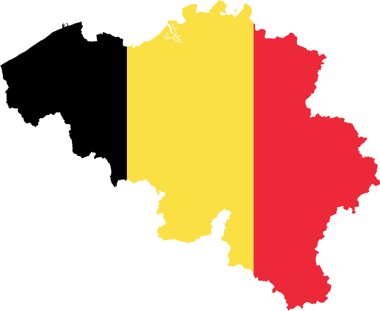 Files Belgie Vandaag Kaart En Belgium Map Flag Openclipart