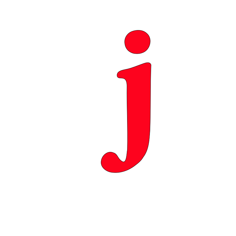 Lowercase j - Openclipart