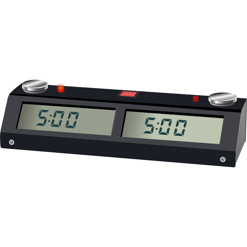 Digital Chess Clock Reloj de Ajedrez Digital Openclipart