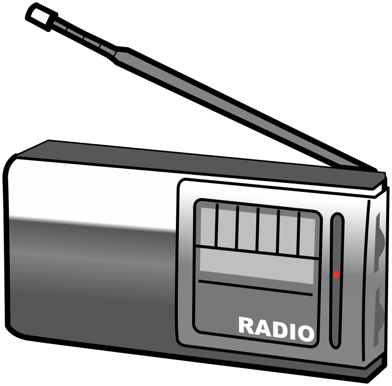 Simple portable radio Openclipart