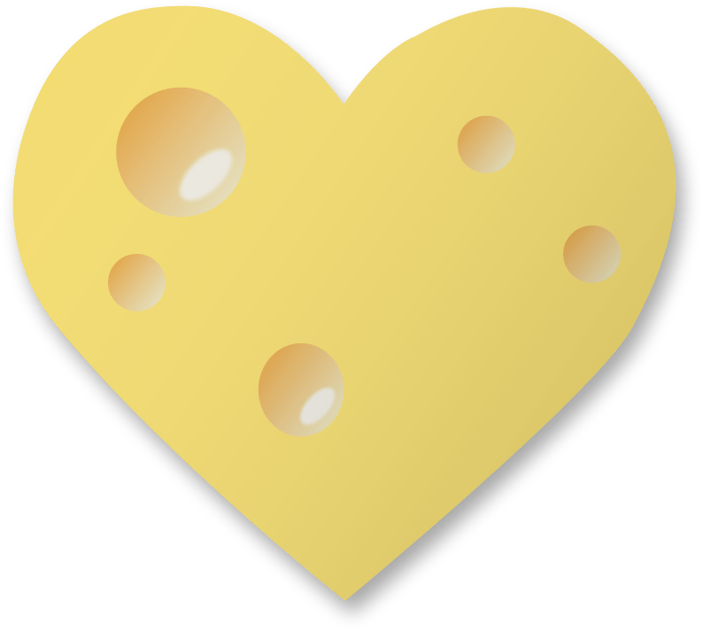 Swiss cheese heart Openclipart