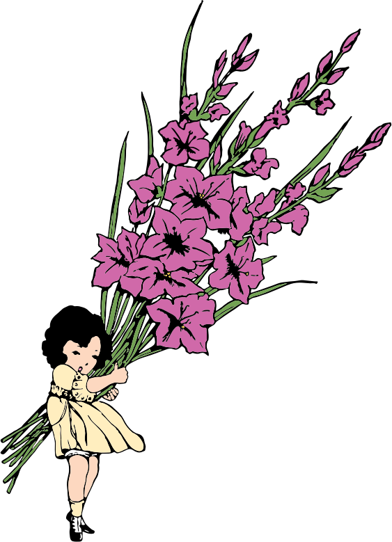 flower girl Openclipart