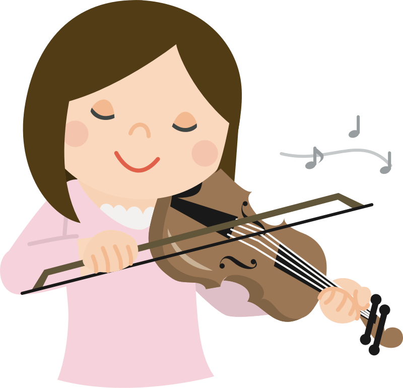 Female Violinist (2) Openclipart