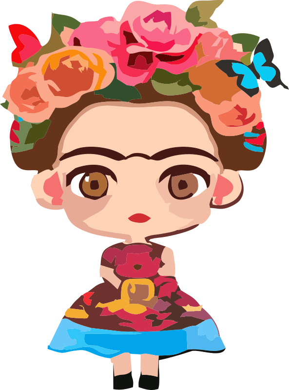 Frida Kahlo 4 - Openclipart