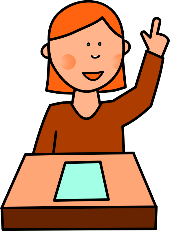 Girl Blushing Clipart