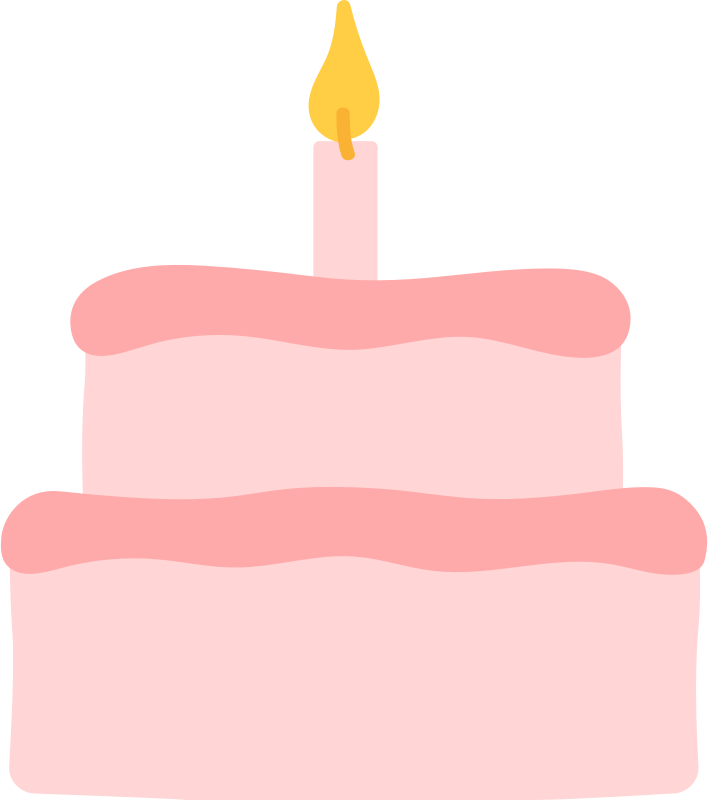 Birthday cake 2 Openclipart