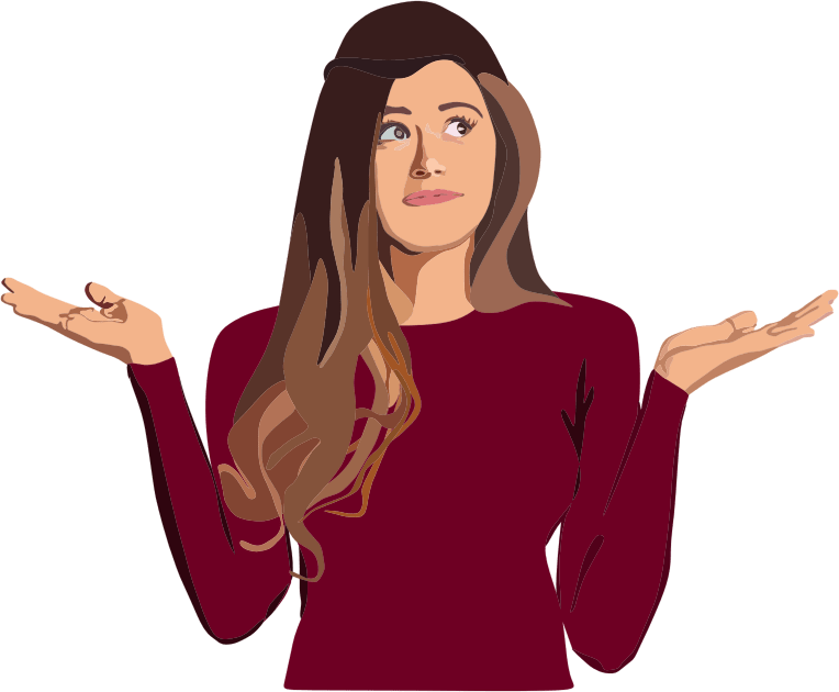 Confused Woman Openclipart