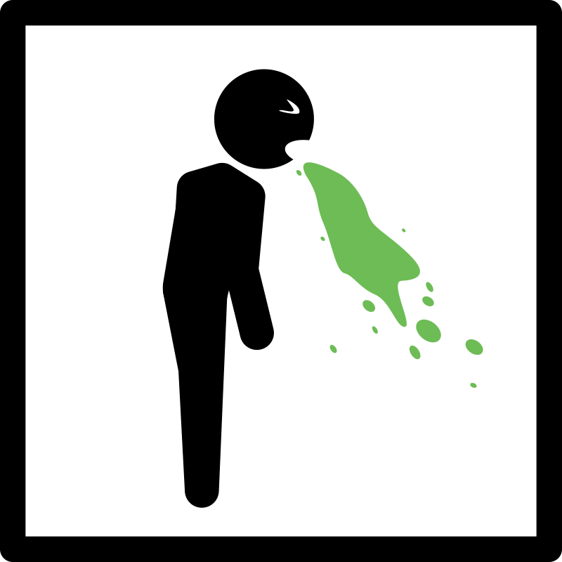 Puke Icon Green Mix Openclipart