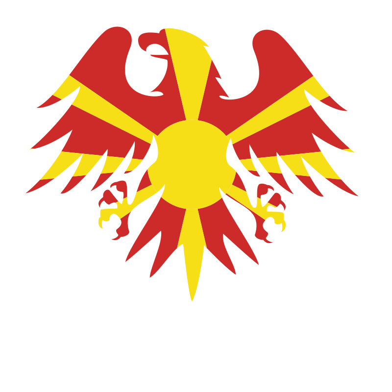 North Macedonia flag heraldic eagle Openclipart