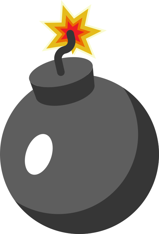 Cartoon bomb Openclipart