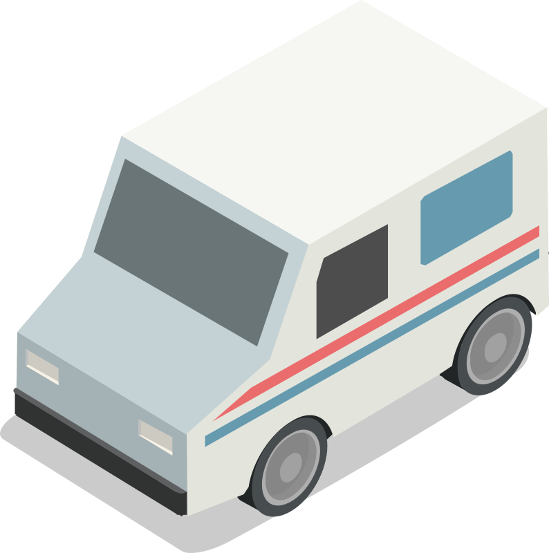 Mail Truck Openclipart