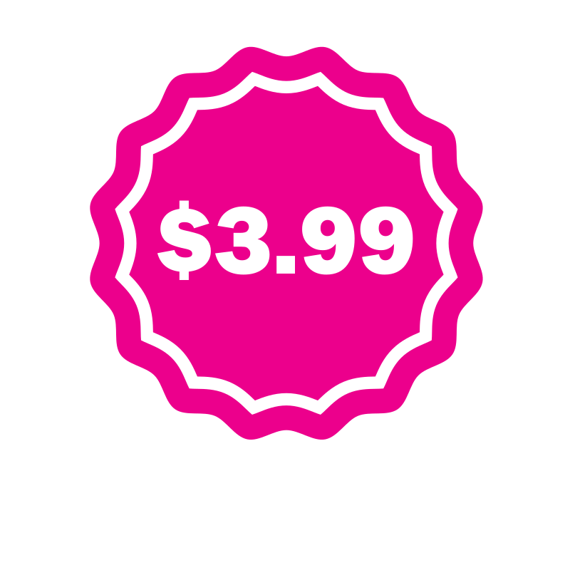 Price sticker pink colour Openclipart