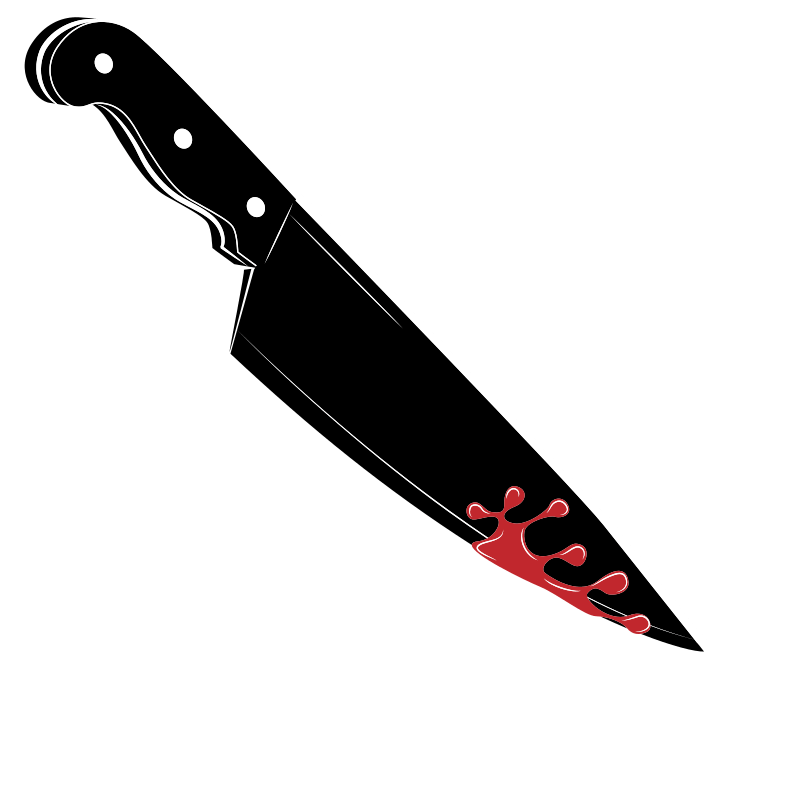 Bloody knife Openclipart