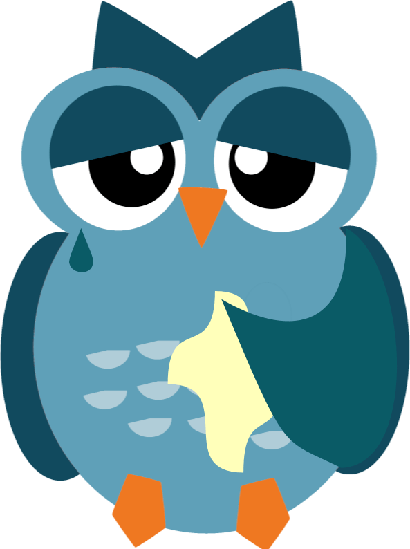 Sad Owl Openclipart