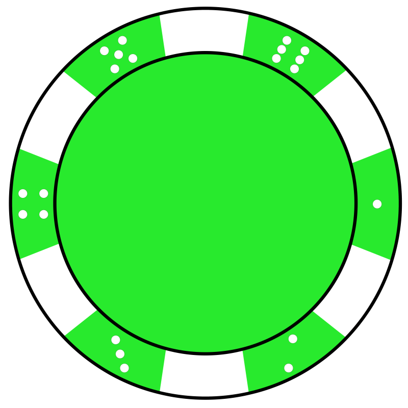 poker chip 9 Openclipart