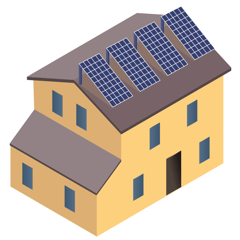 Solar House Openclipart