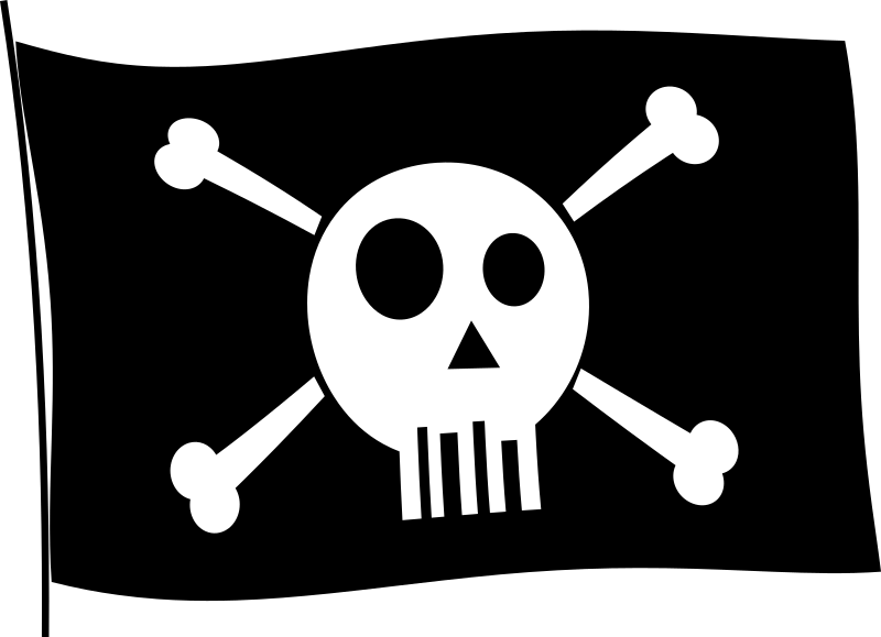 Fun Pirate Flag Openclipart