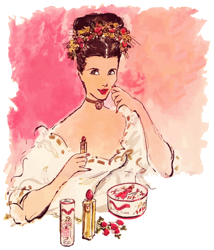 Vintage Makeup Advertisement Remix Openclipart