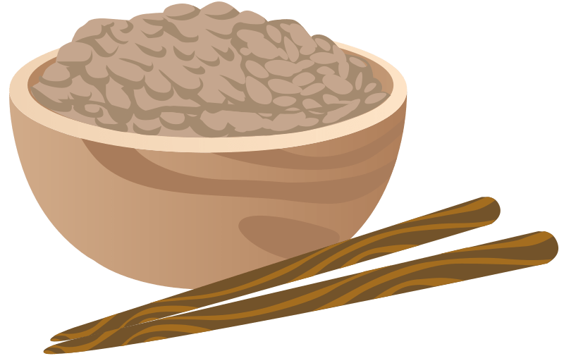 Brown Rice Bowl Openclipart