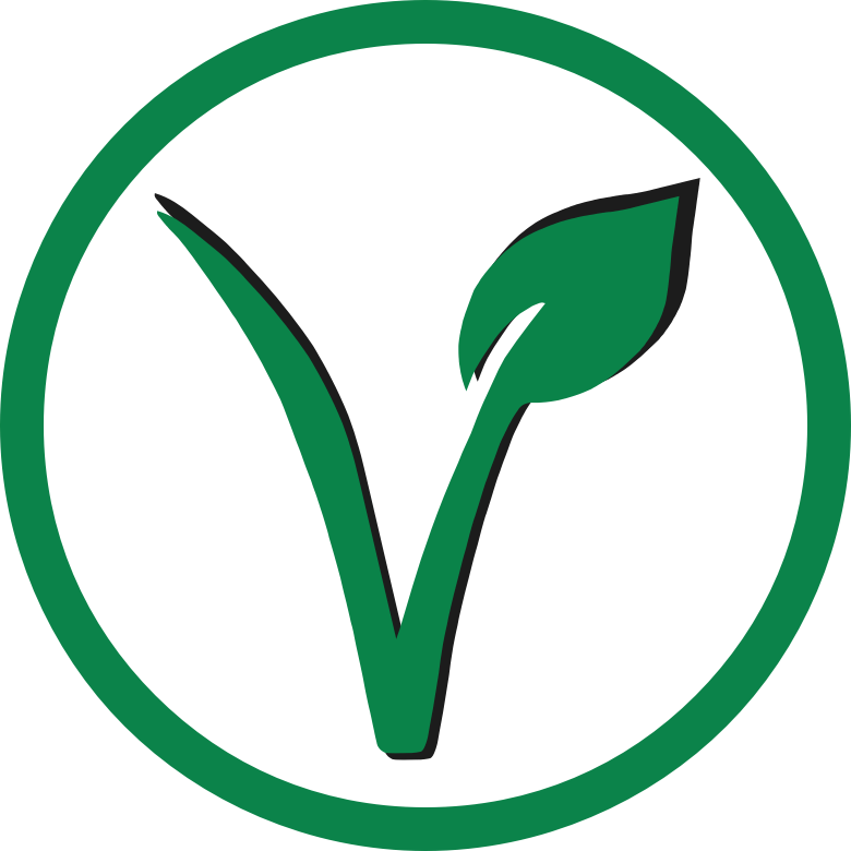 vegan v cutout leaf transparent circle Openclipart