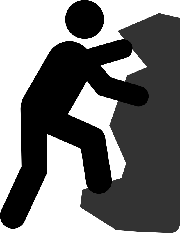 climbing alternative symbol Openclipart