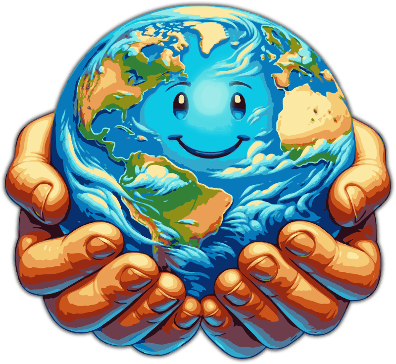 Hands Holding Earth Openclipart