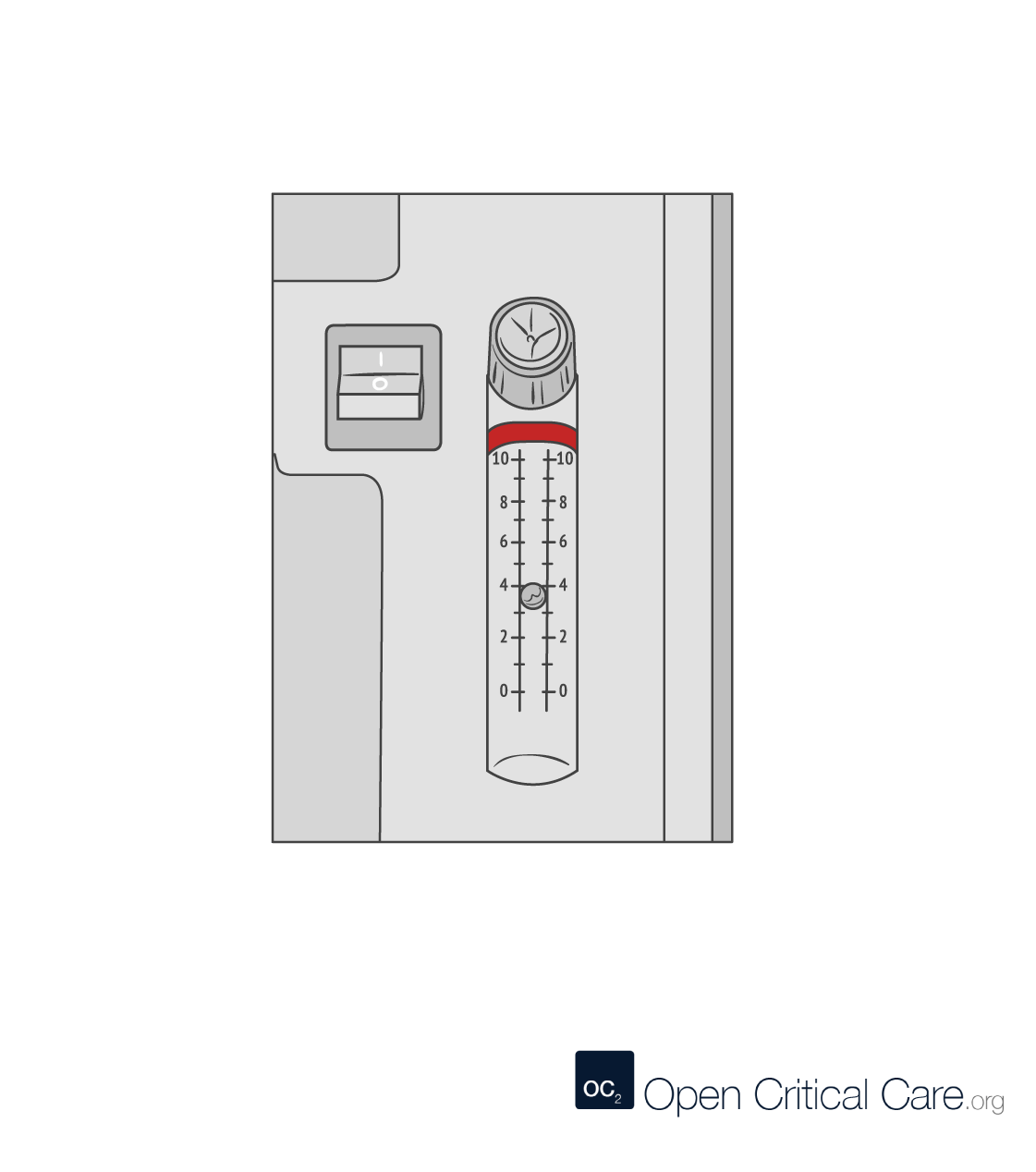 O2 concentrator flow meter Open Critical Care