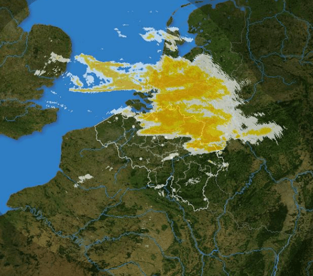 Belgian rainfall composite