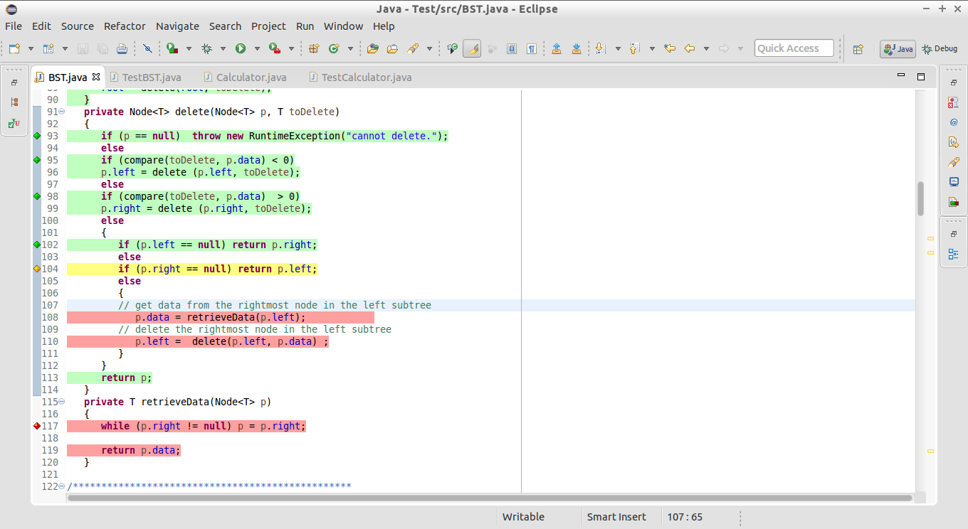 2.11. Code Coverage In JUnit — CS3 Data Structures & Algorithms