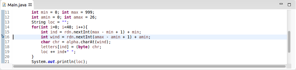 3.6. Debugging In Eclipse — OpenDSA Data Structures and Algorithms