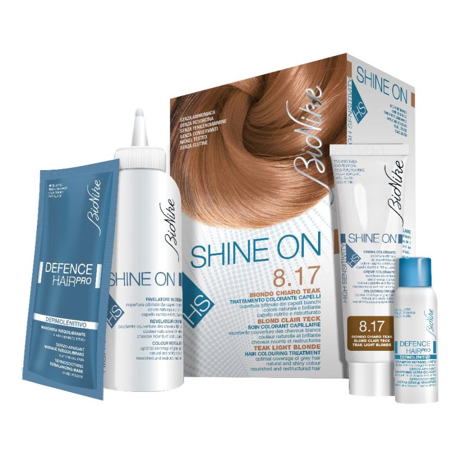BioNike Shine ON HS Trattamento Colorazione Capelli 8.17