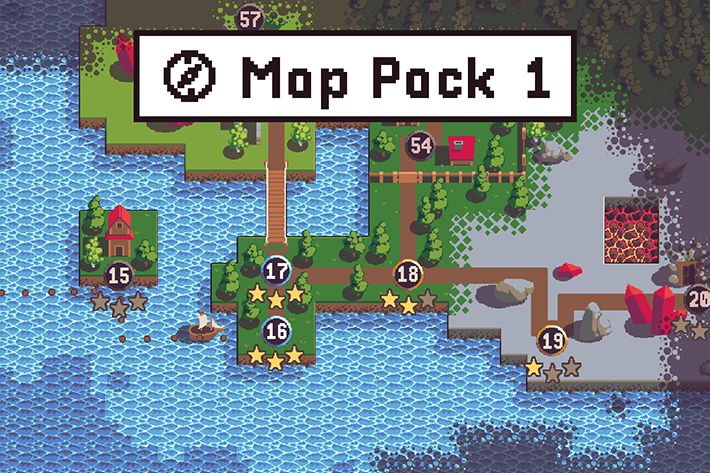 Level Map Pixel Art