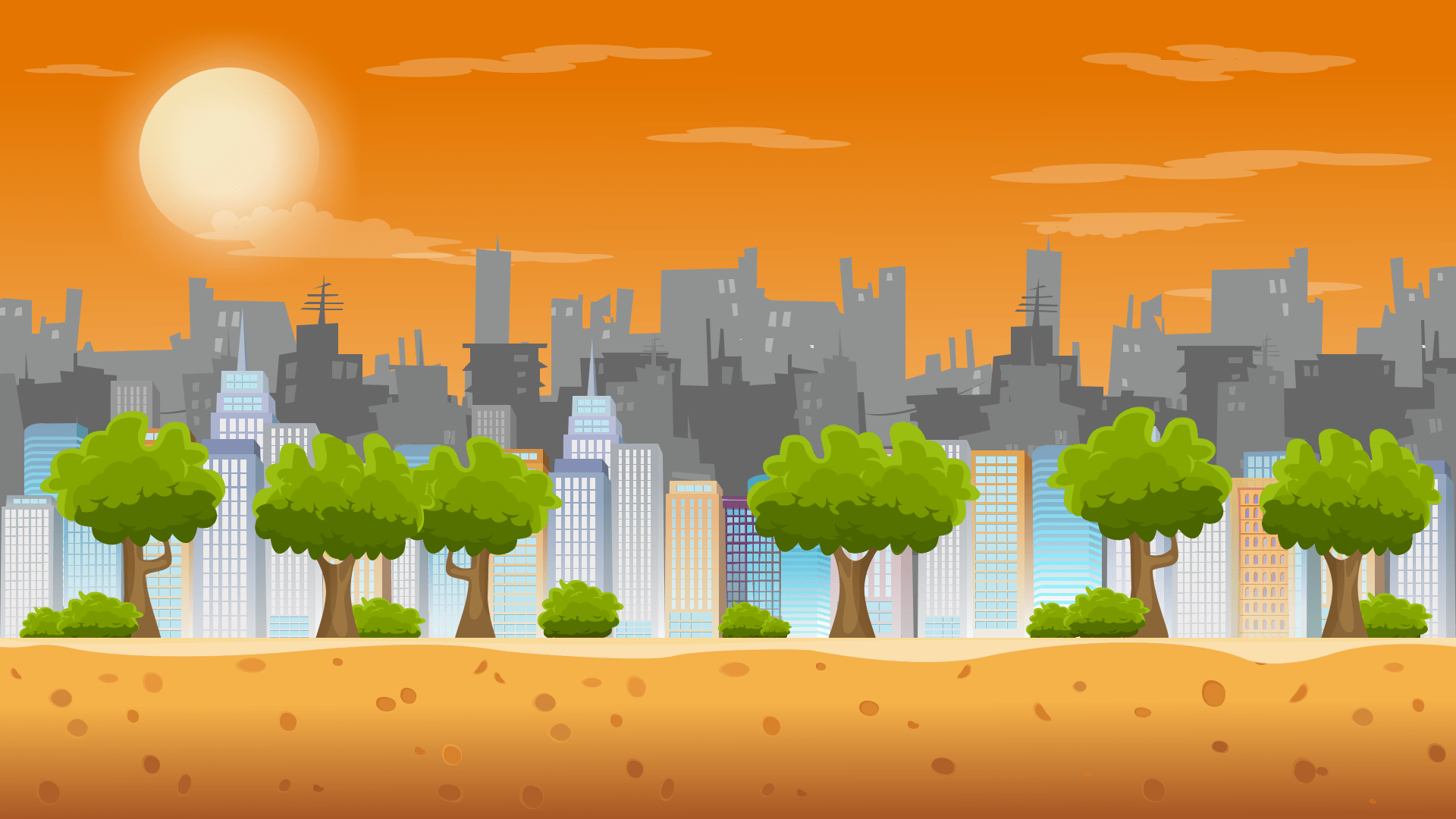 3 Parallax Backgrounds