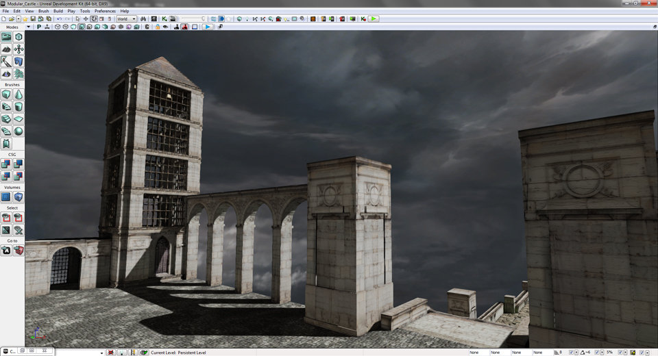 Modular Castle Level Construction Kit