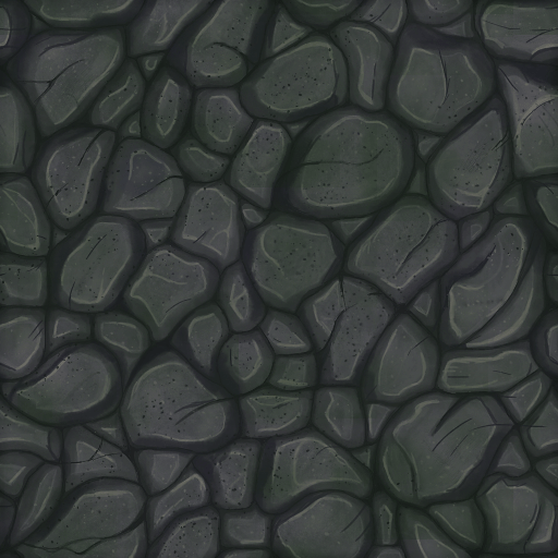 Handpainted Stone Floor Texture