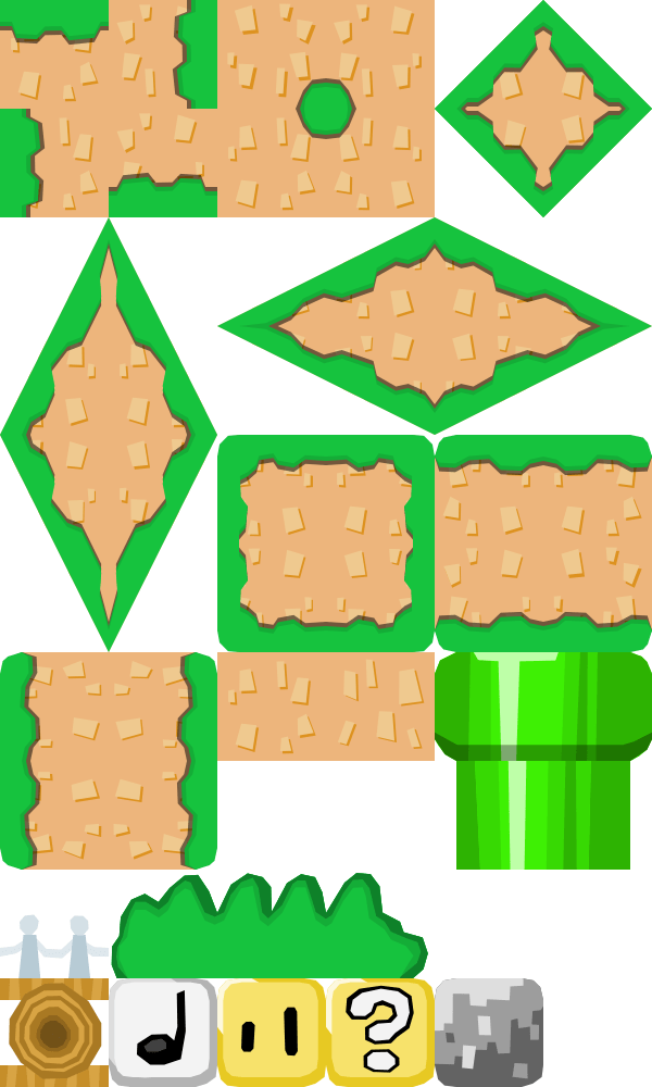 Super Mario World Style Tiles