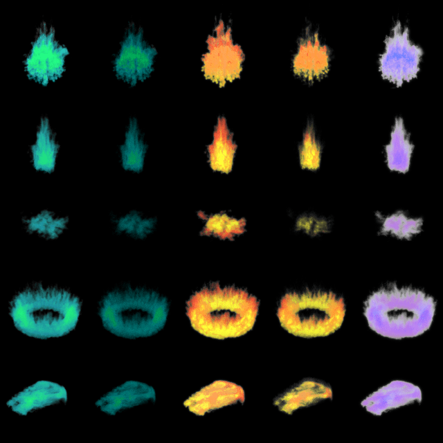 25 special effects rendered with blender