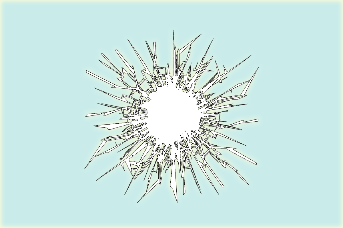 Broken glass
