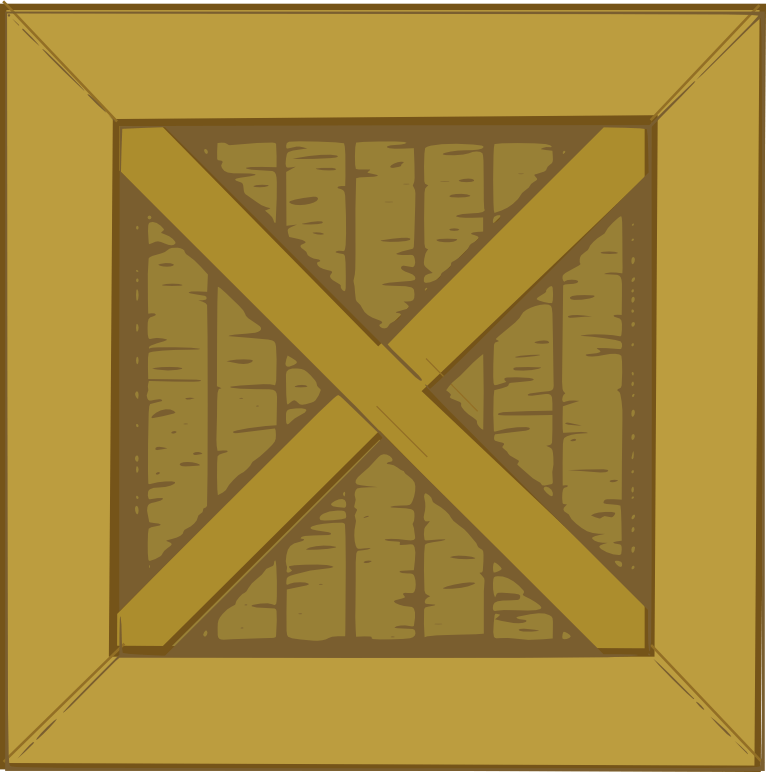 Wooden crate