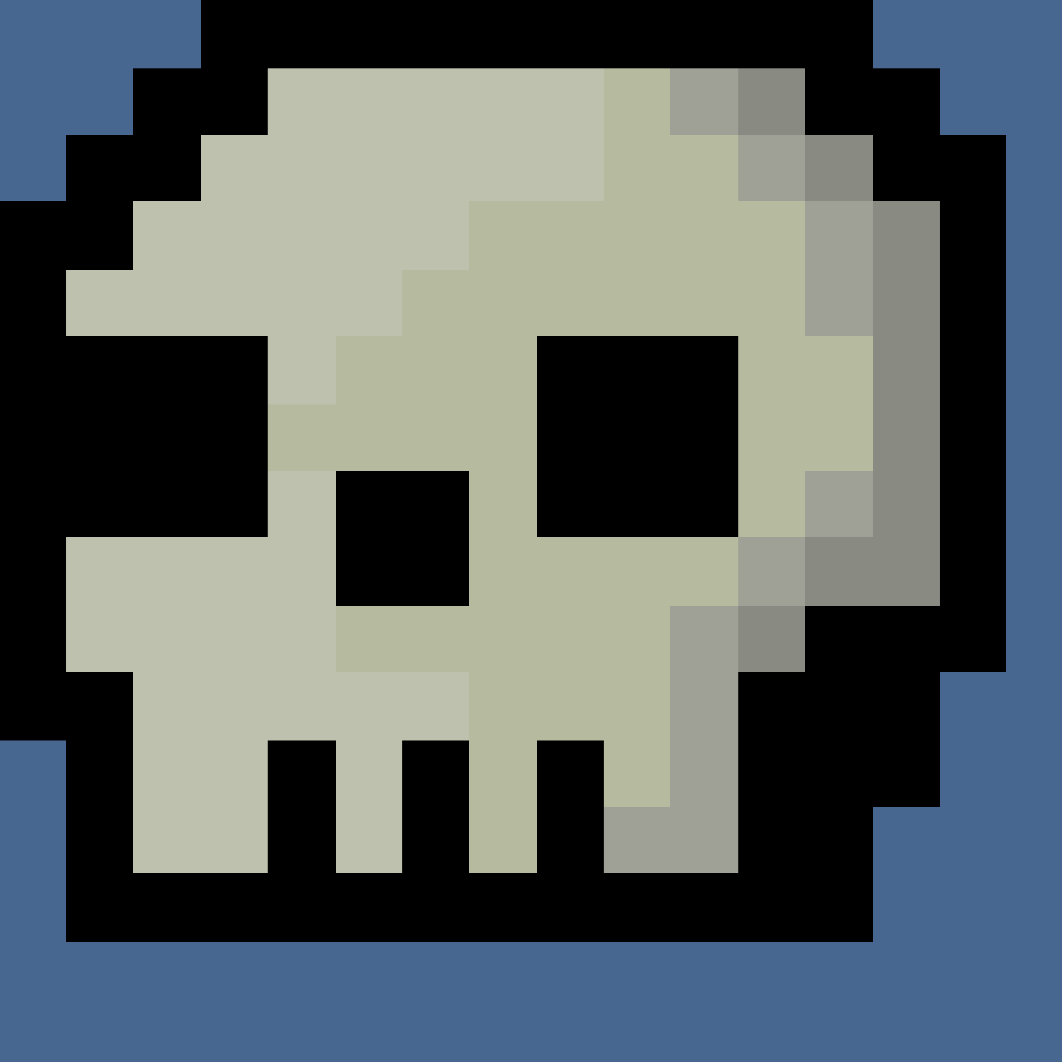 Pixel Art Skull