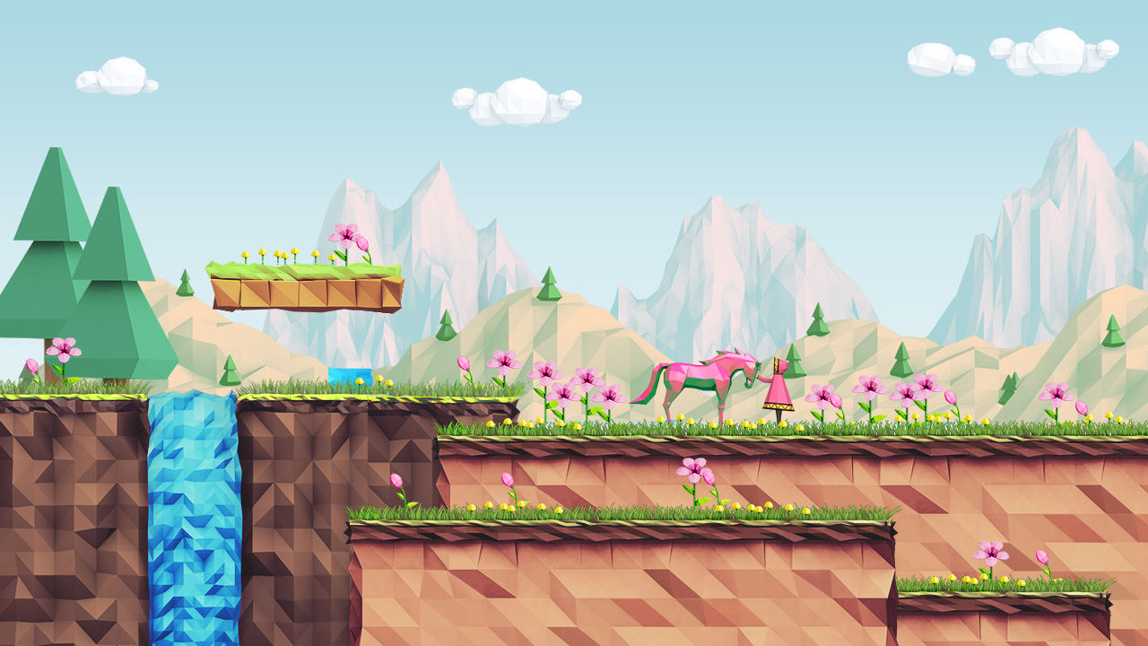 2D Platformer Art Assets from "Horse of Spring